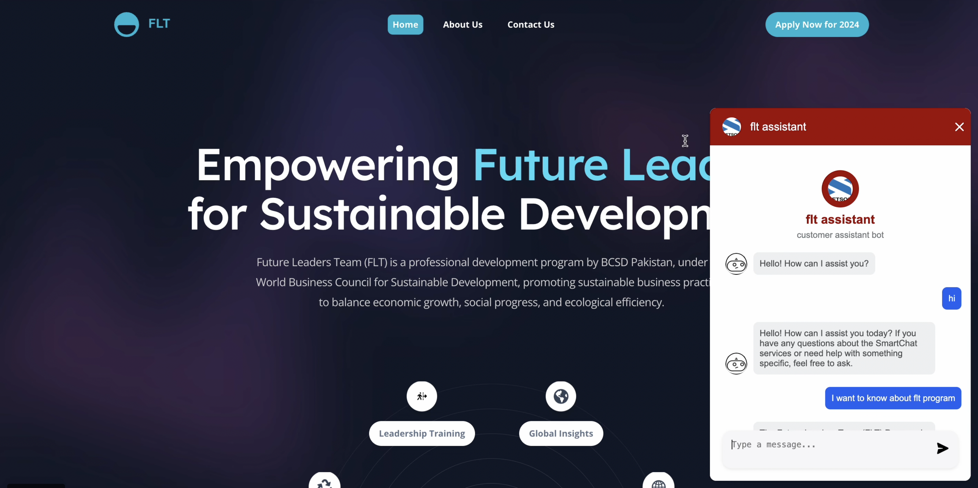 SmartChat analytics panel